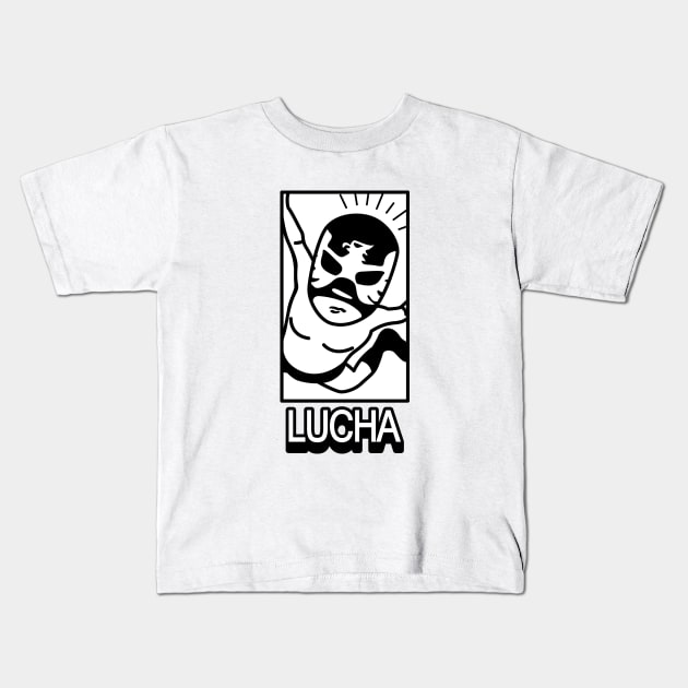 LUCHA#55 Kids T-Shirt by RK58